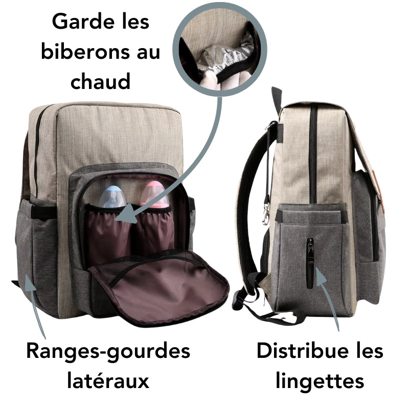 Flânerie | Sac à langer à dos