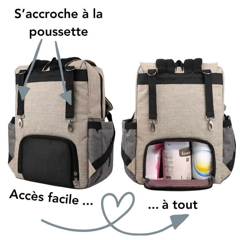 Flânerie | Sac à langer à dos