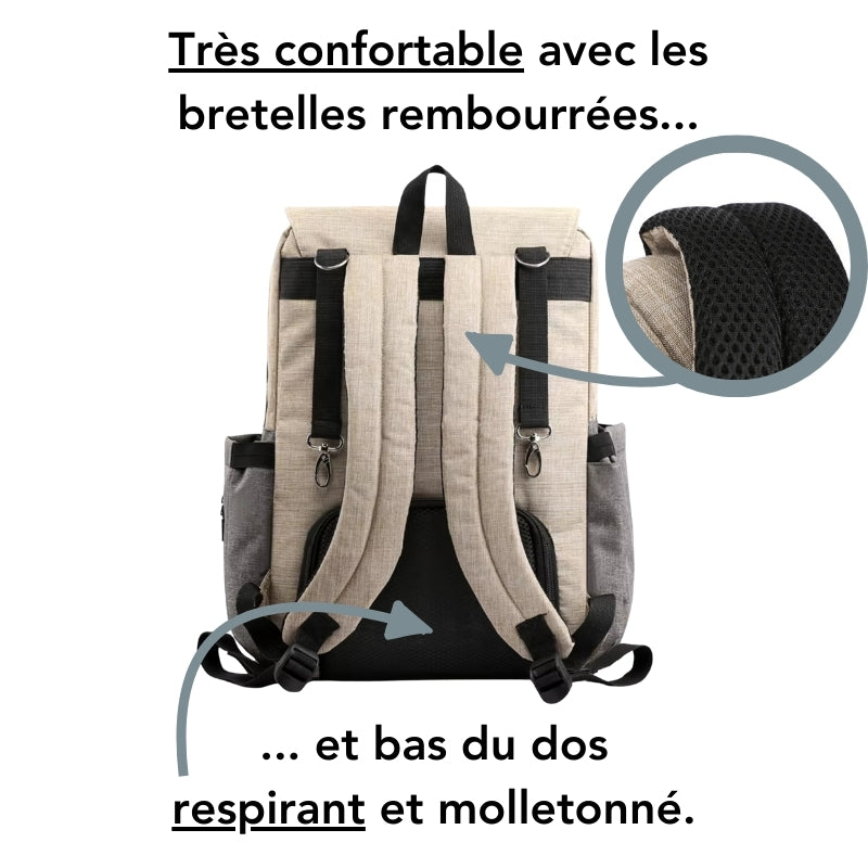 Flânerie | Sac à langer à dos